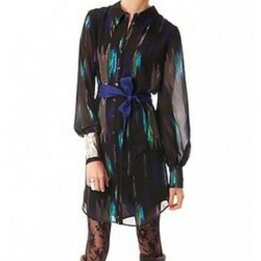 Kirna Zabete at Target Ikat print shirt dress sz S - Picture 13 of 14